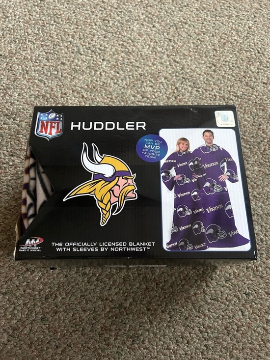 Northwest Other - Northwest NFL Adult Minnesota Vikings Uniform Comfy Throw Blanket W/ Sleeves New